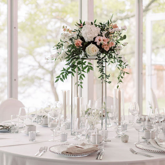 Hopea teline kukka-asetelmille