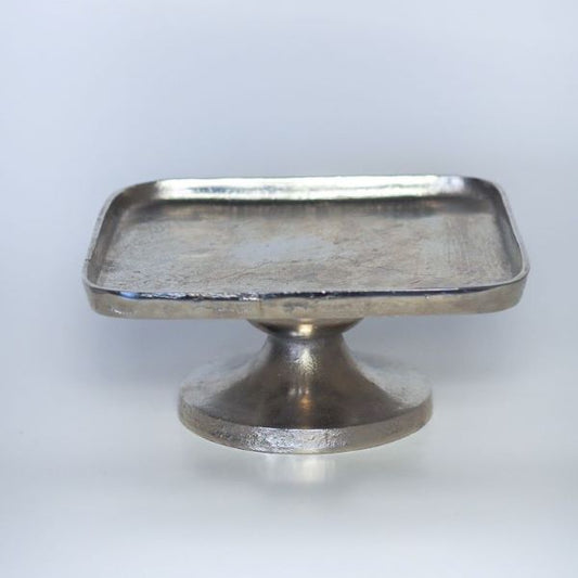 Jalallinen hopea terajoiluastia, neliö